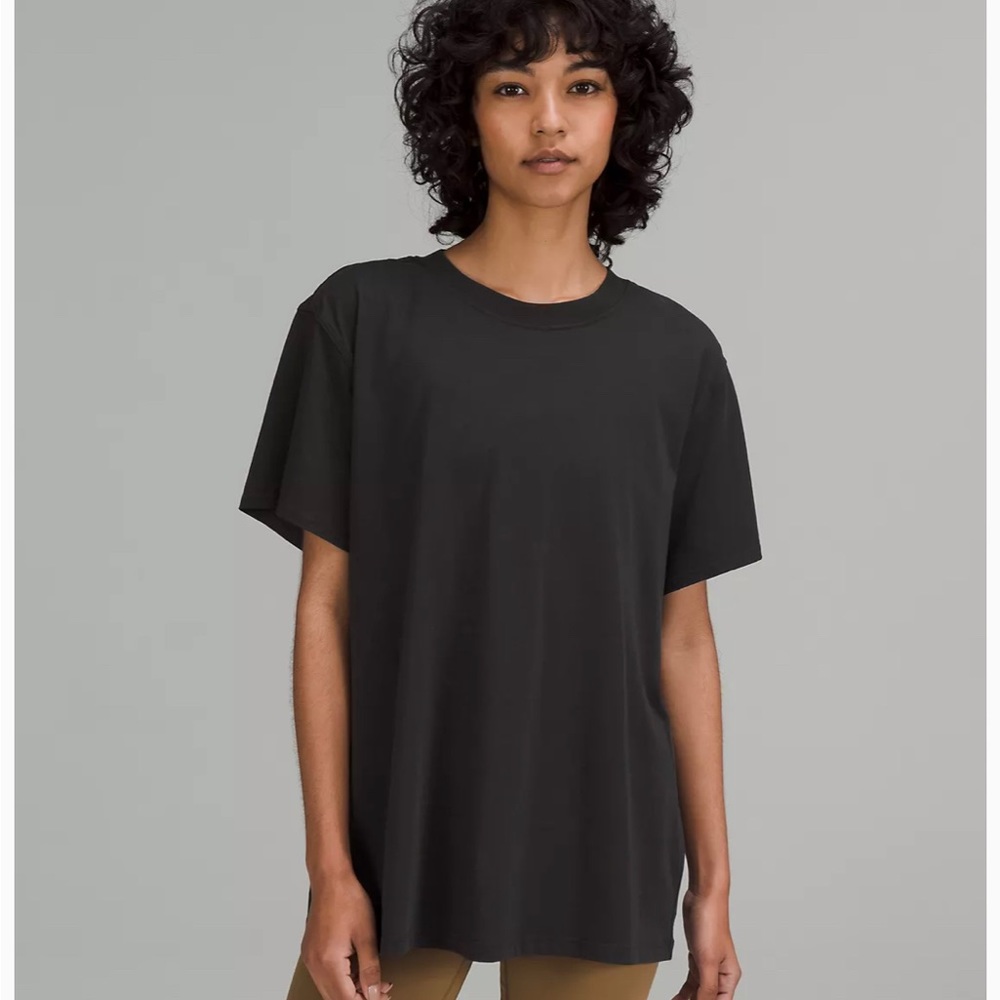 Lululemon all yours tee cotton in black